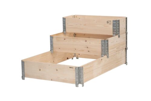Hochbeet, Stufenbeet aus Faltrahmen