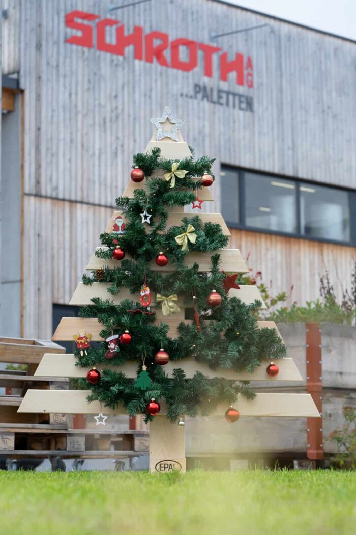 Weihnachtsbaum PALXmas aus Paletten