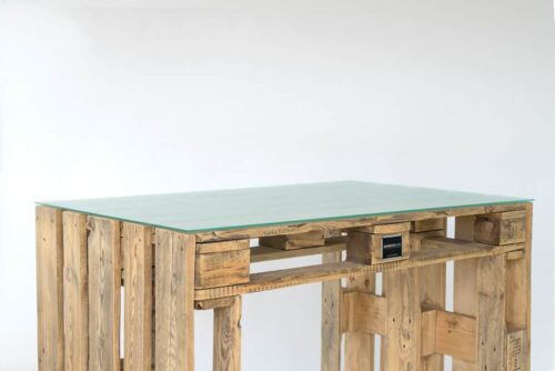 Glasplatte 125x80 - klar, antiscratch