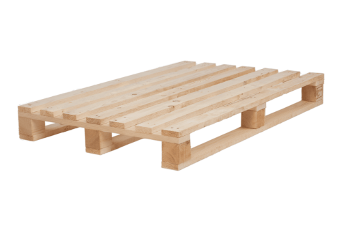 Palette mit 7 Deckbretter - Einwegpalette