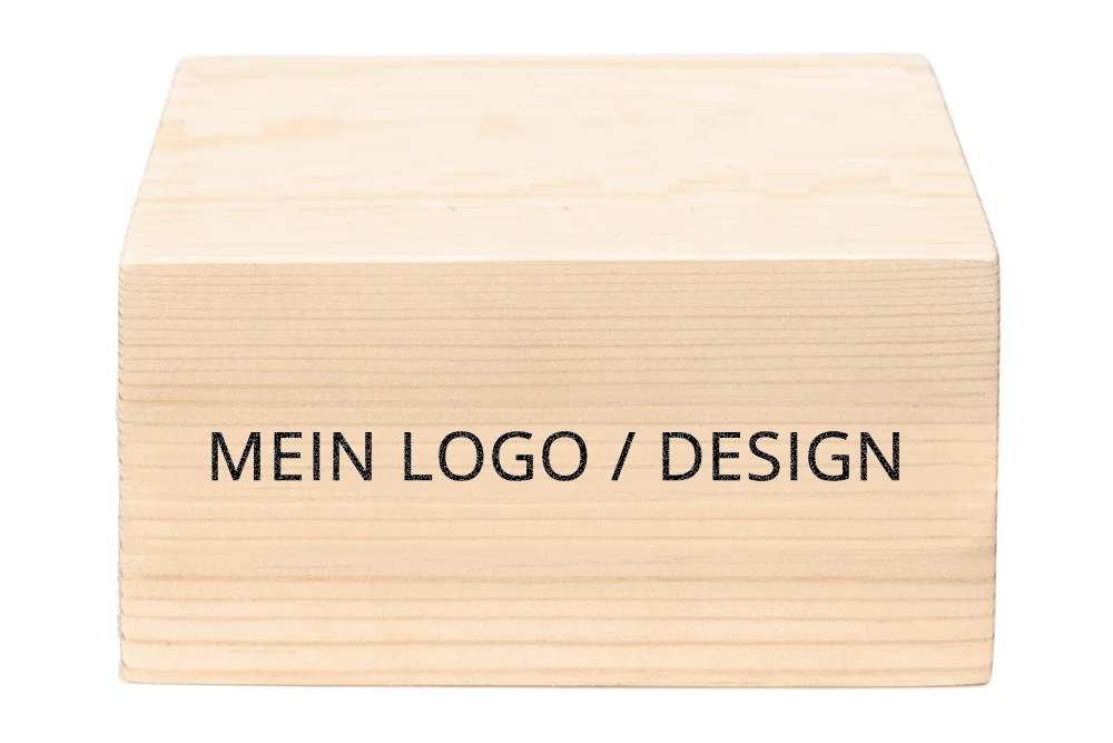 Palettenklotz mit eigenem Logo