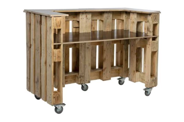 Palettenmöbel PALibar mobil - mobile Bar aus Paletten