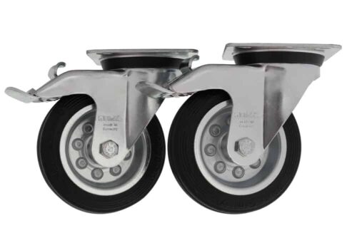 Lenkrolle mit Stopper - 2er Set