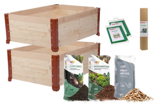 Hochbeet Set inkl. Erde für den Garten