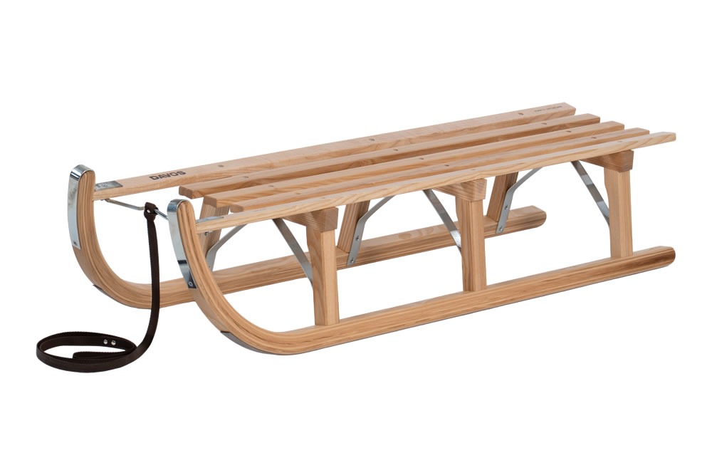 Davoser Schlitten aus Esche - 120cm