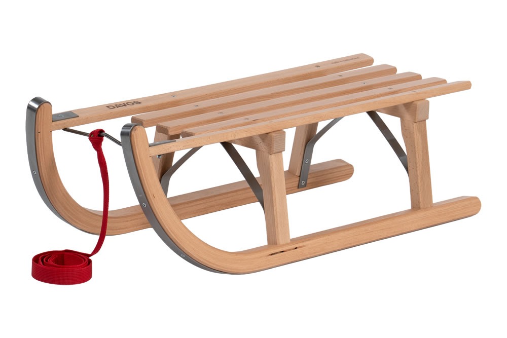 Davoser Schlitten aus Buche - 80cm